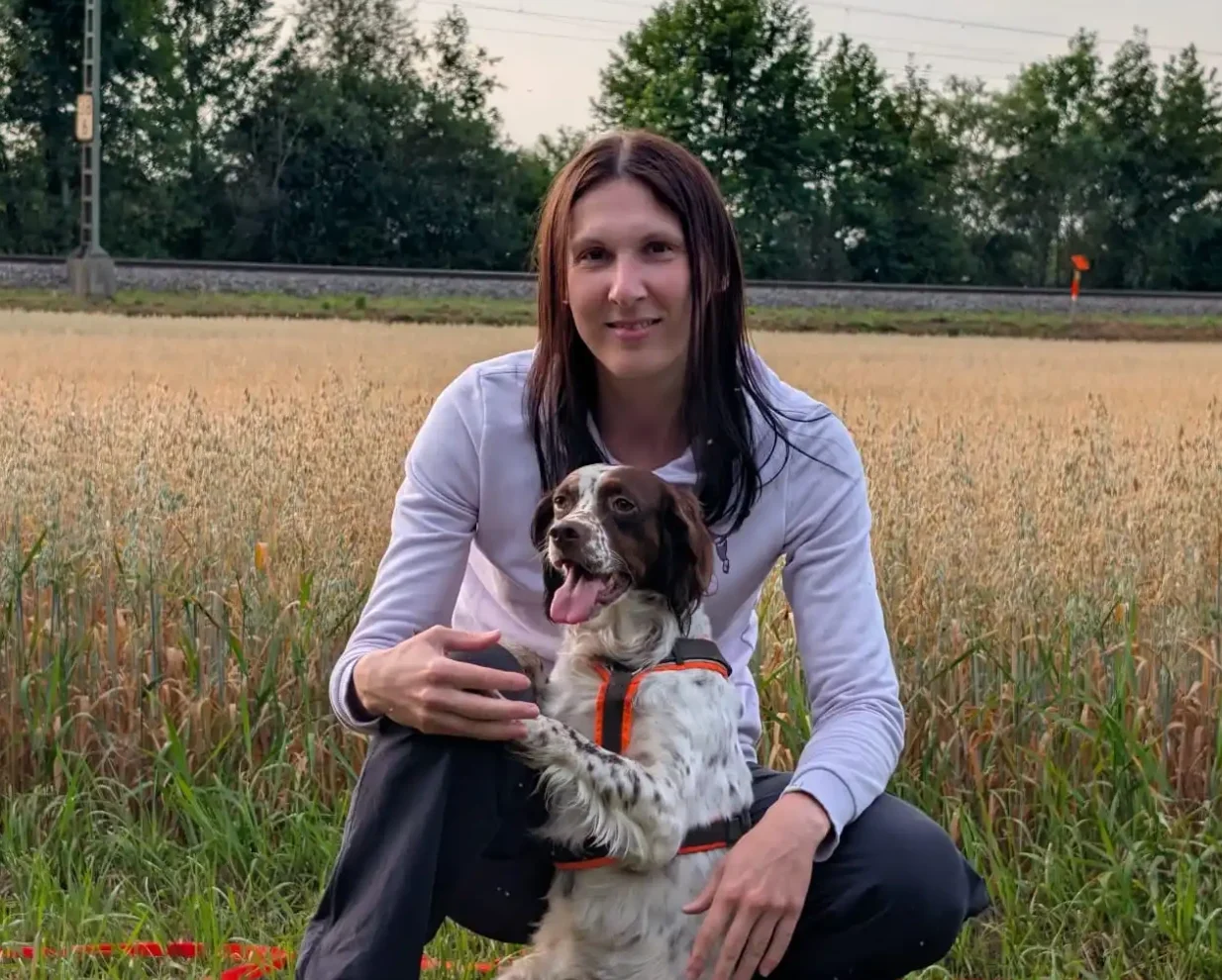 Hundetrainerin Magdalena in Freising mit Hund